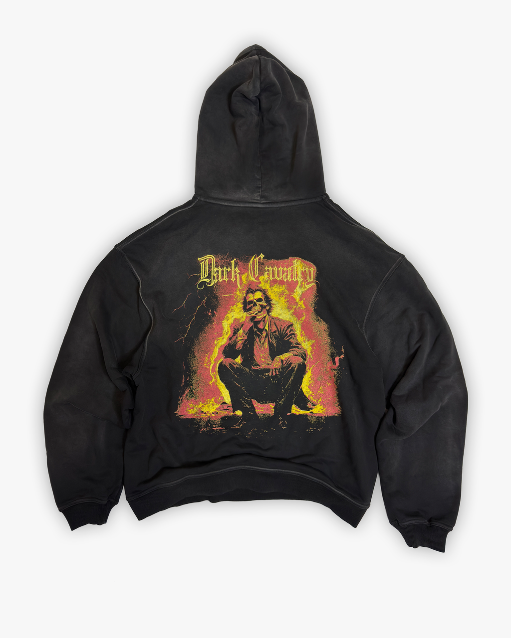 Sun Faded Skull Hoodie