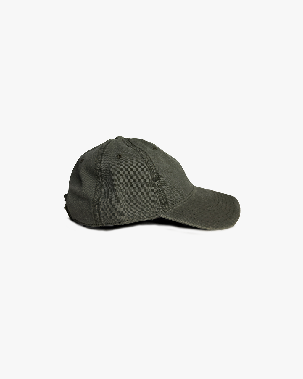 Vintage Olive Green Low Profile Hat